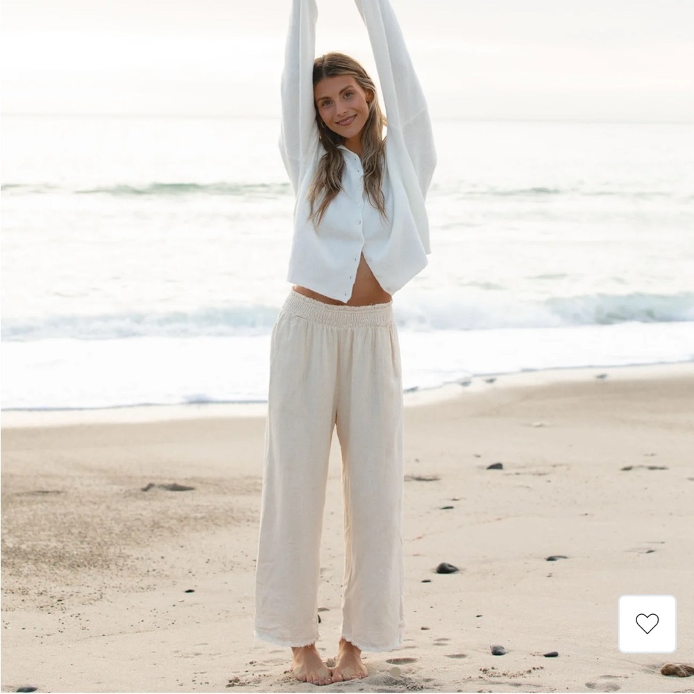 SOLAÍ The Label - Luca lined linen pants